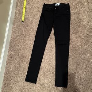 Paige denim black skinny